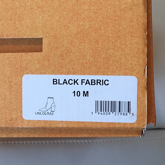 Unisa Black Fabric Ankle Boots - Picture 14 of 14